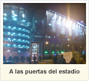 A las puertas del estadio