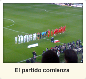 El partido comienza