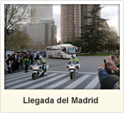 Llegada del Madrid