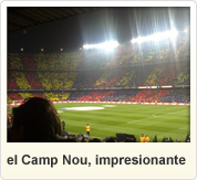 impresionante el Camp Nou