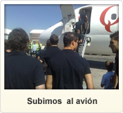 Subimos al avión