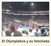 El Olympiakos y su hinchada